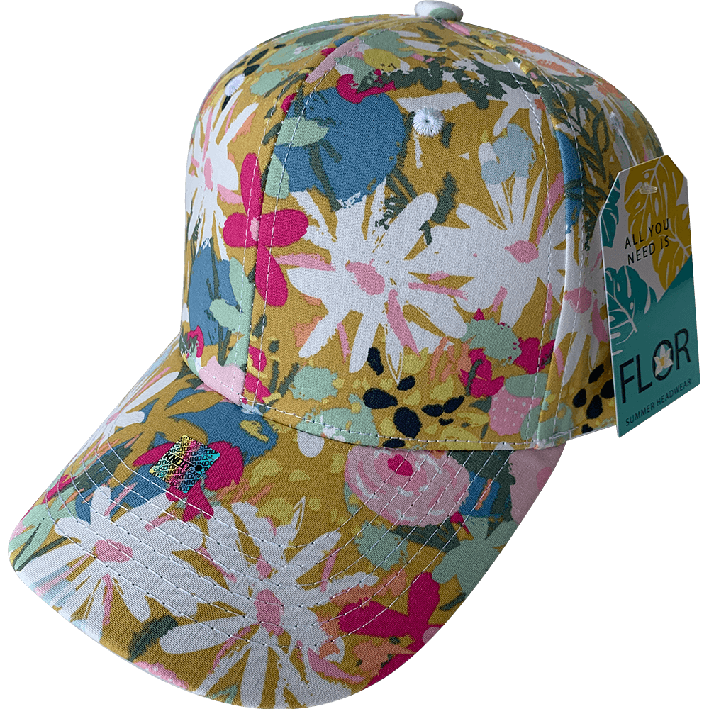 Gorra KNDFLOR  -All You Need Is - "FLOR" Poliéster Calidad Premium Velcro