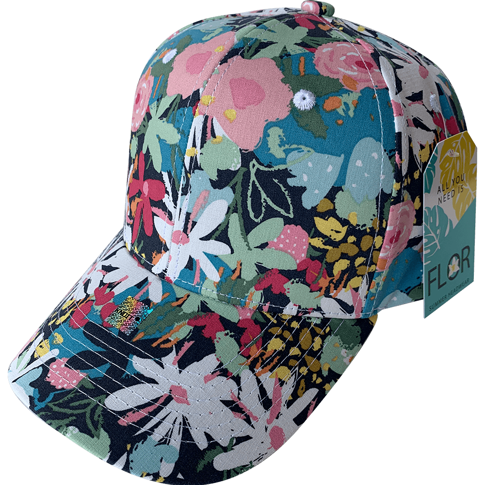 Gorra KNDFLOR -All You Need Is - "FLOR" Poliéster Calidad Premium Velcro