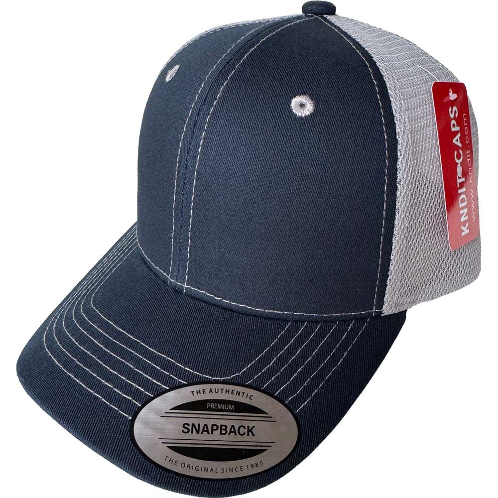 Gorra "GLH MESH" Gabardina Lisa con Malla
