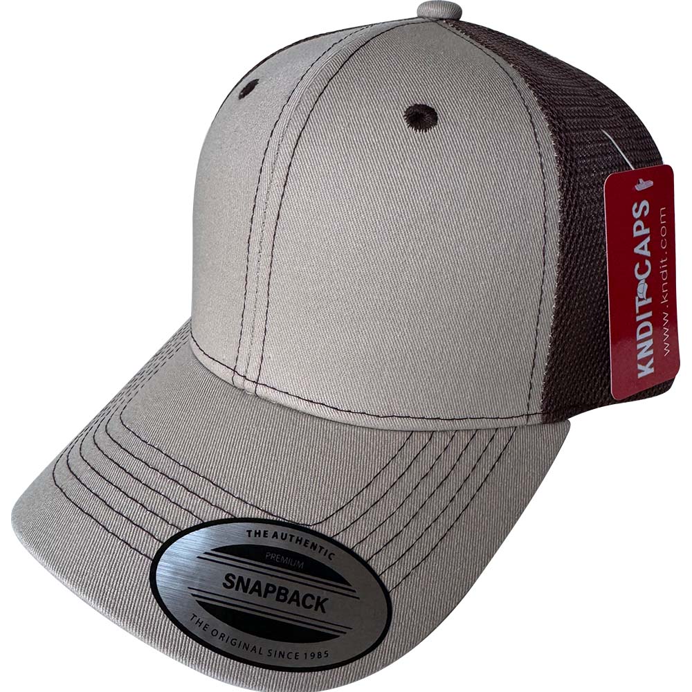 Gorra "GLH MESH" Gabardina Lisa con Malla