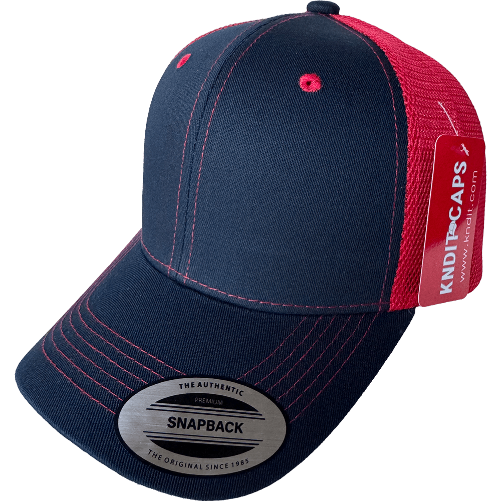 Gorra "GLH MESH" Gabardina Lisa con Malla