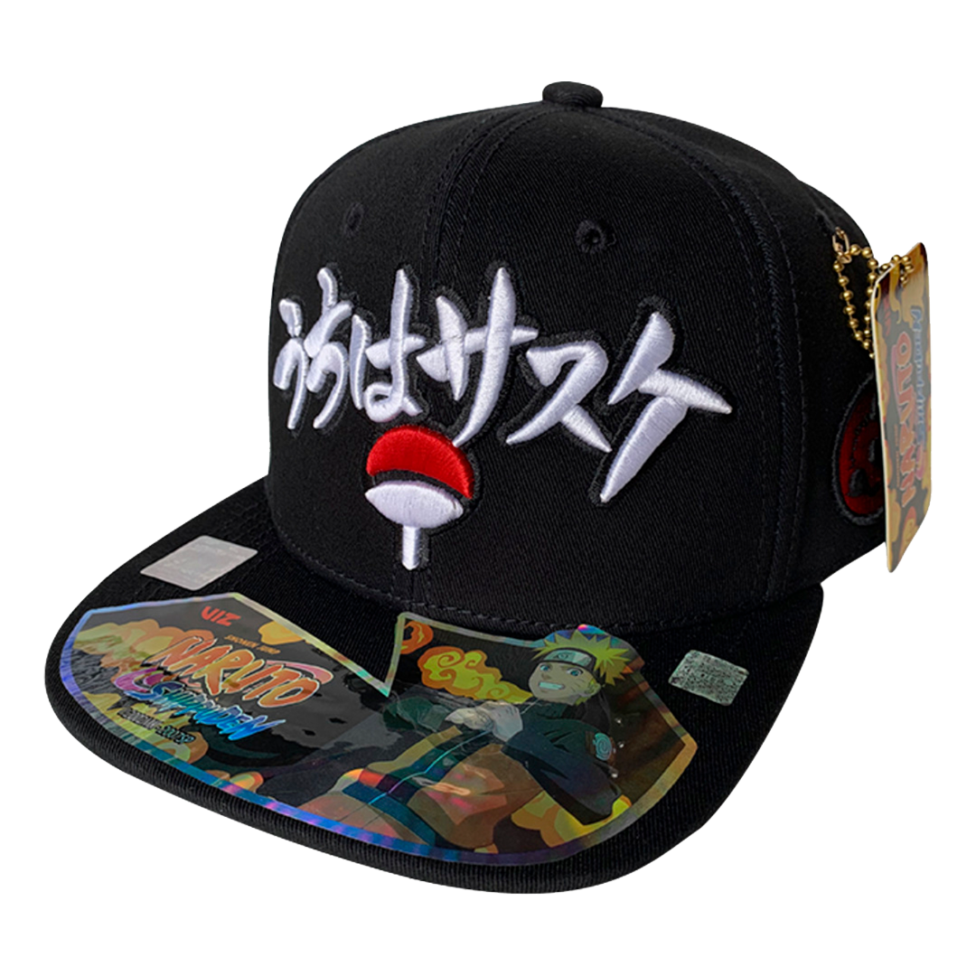 Gorra Sasuke Uchiha Logo Bordado 100% Algodón 08