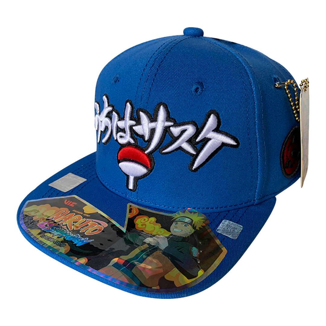 Gorra Sasuke Uchiha Logo Bordado 100% Algodón 08
