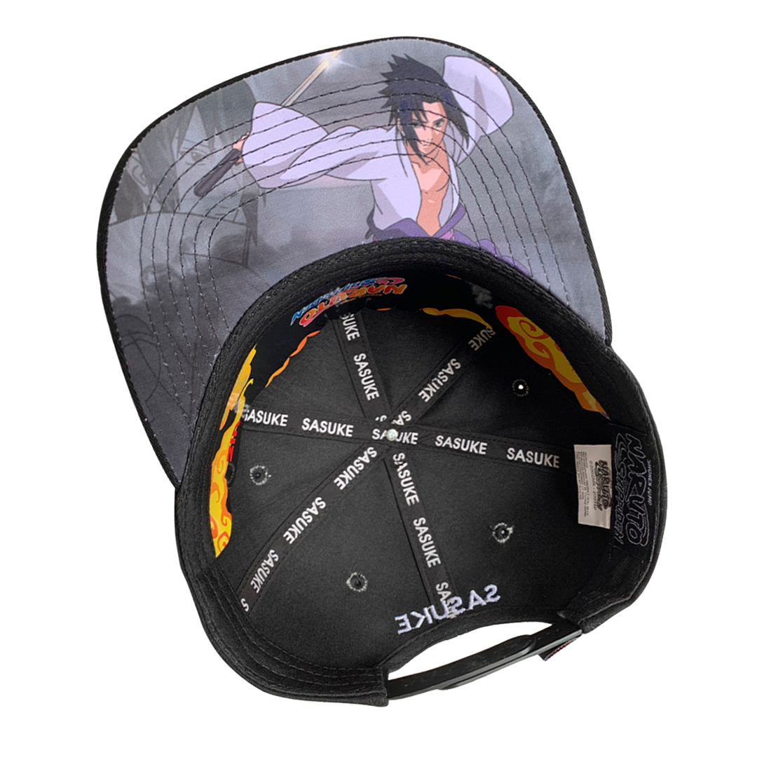 Gorra Sasuke Uchiha Logo Bordado 100% Algodón 08