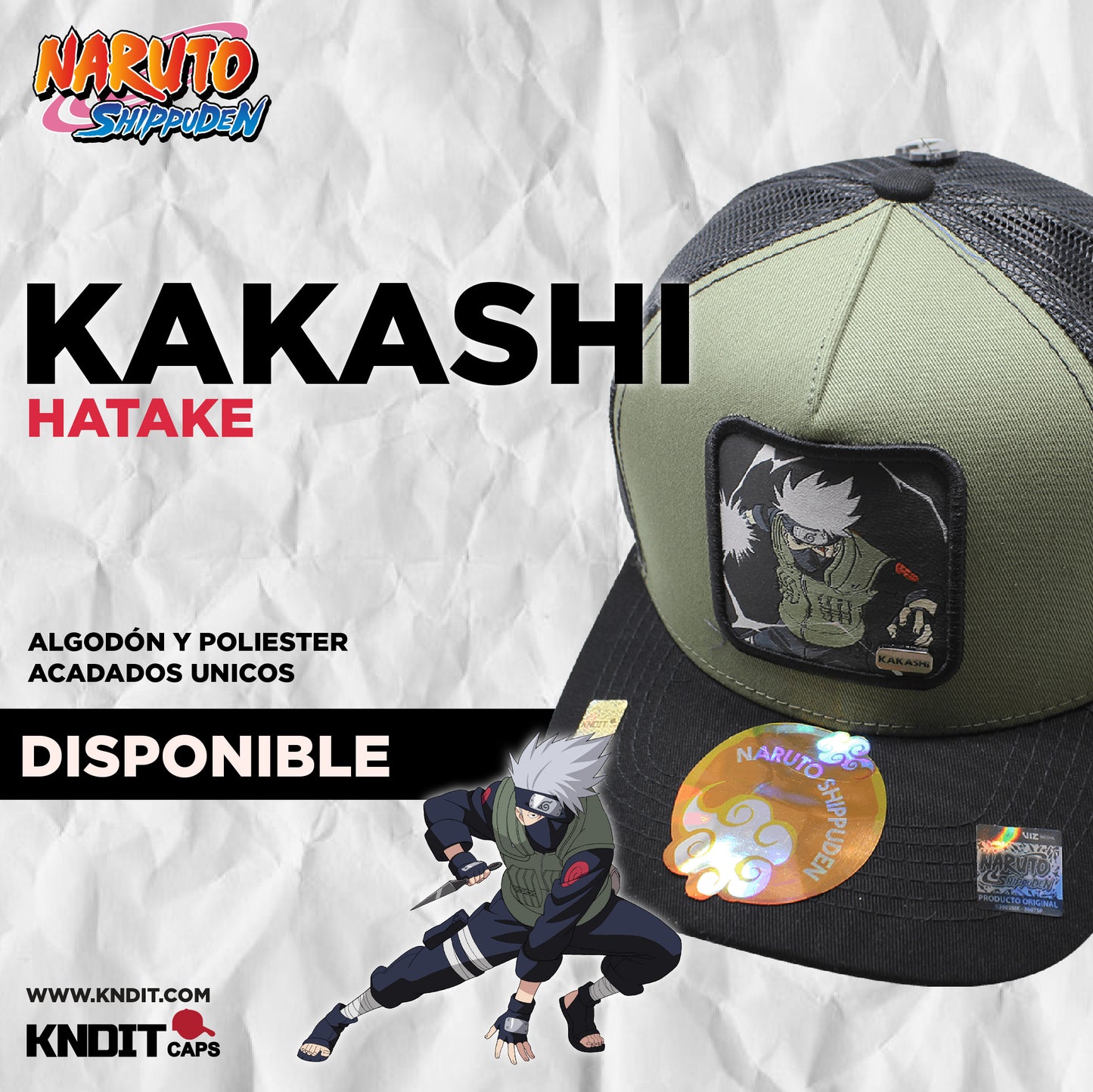 Gorra Naruto Trucker Kakashi_65