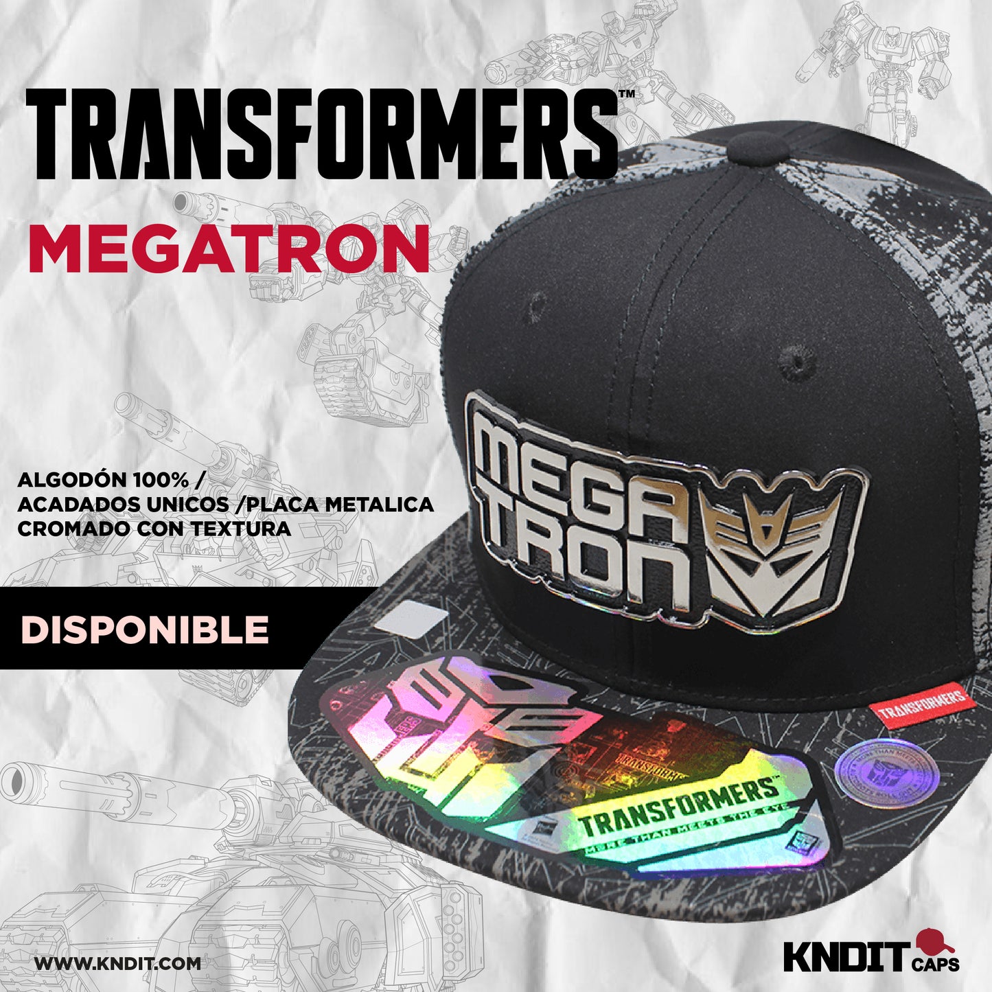 Gorra Transformers Megatron_11