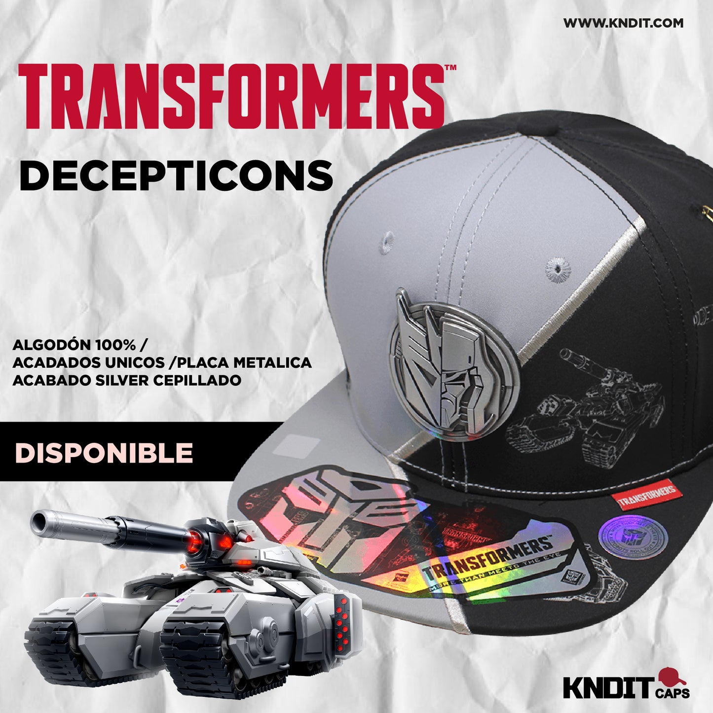 Gorra Transformers Decepticons_12