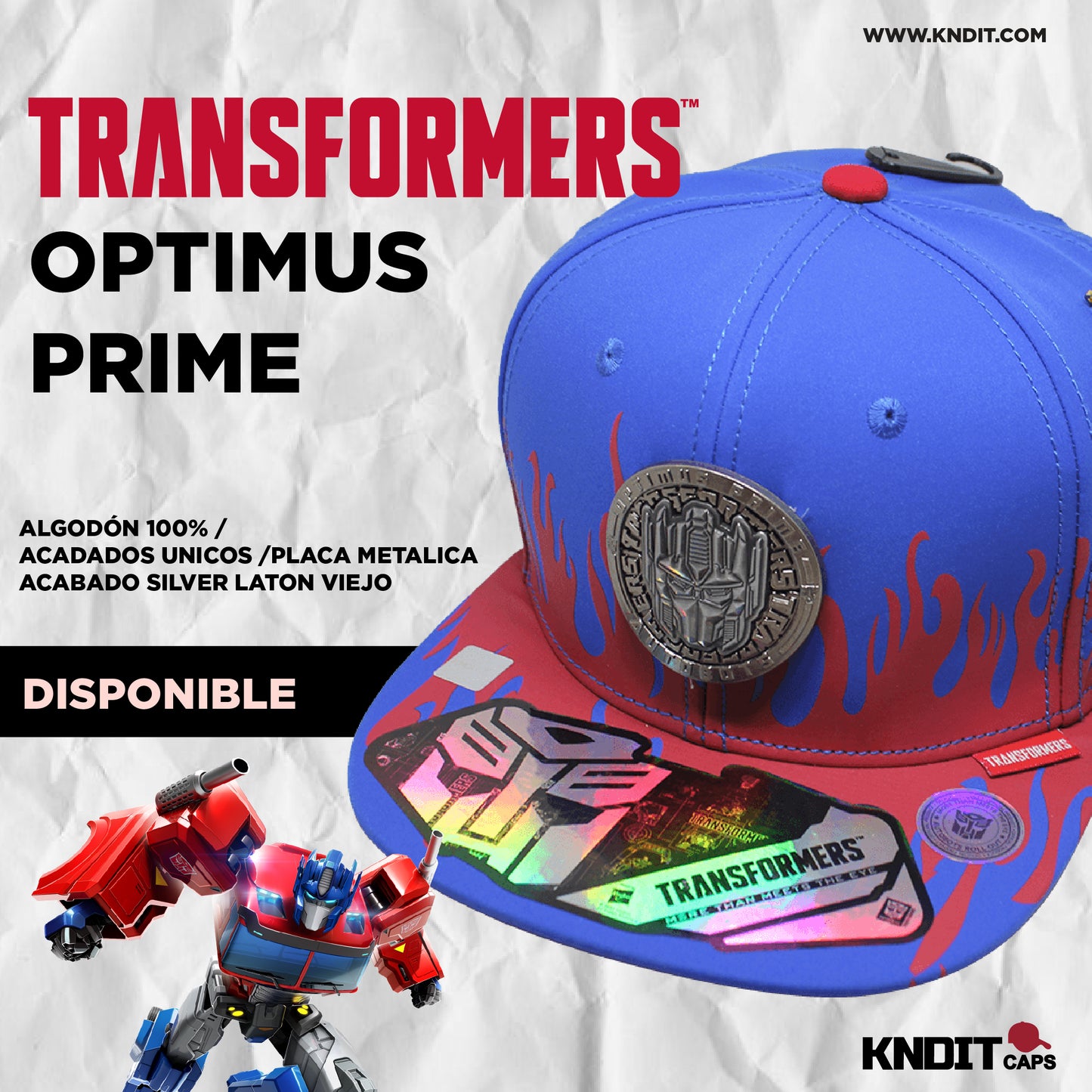Gorra Transformers Optimus Prime_15