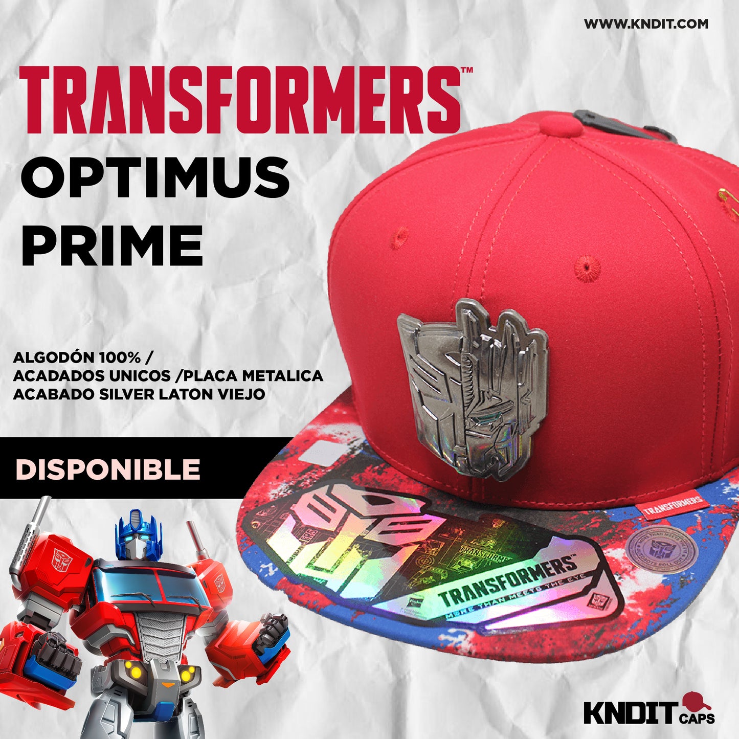 Gorra Transformers Optimus Prime_14