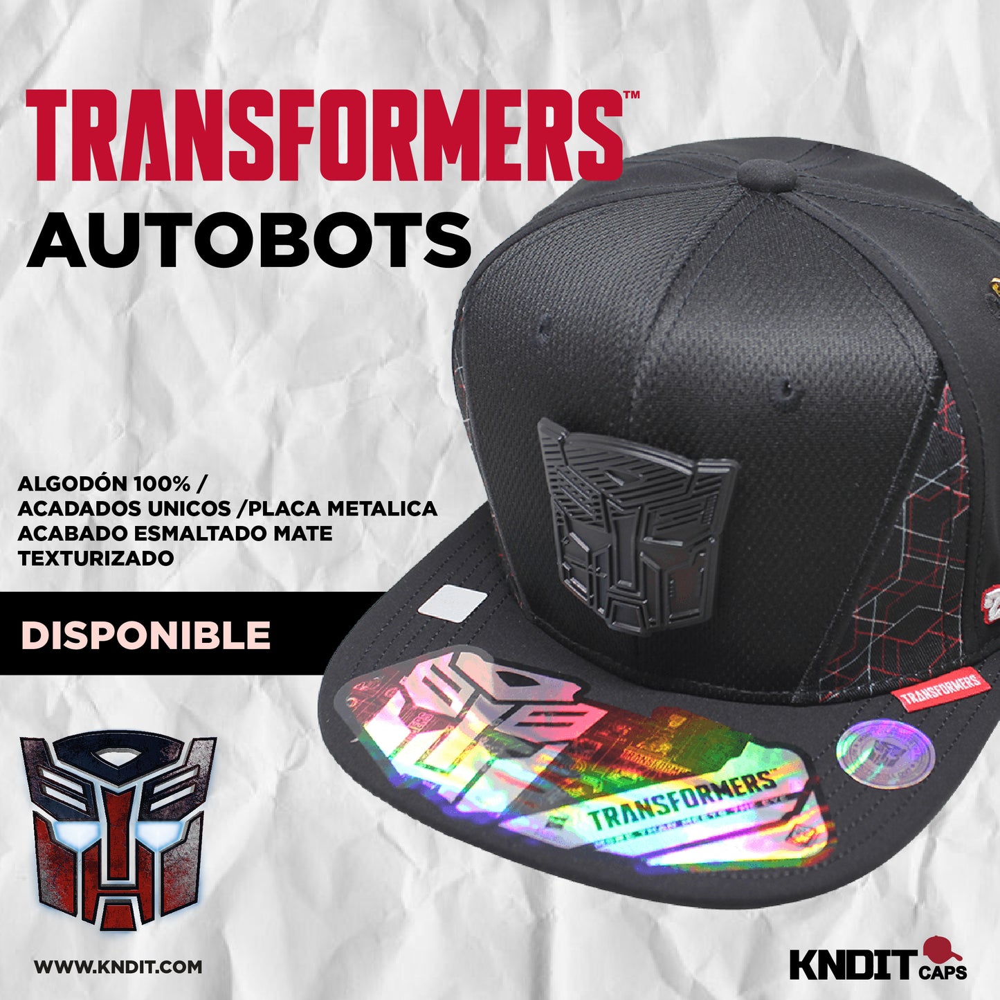 Gorra Transformers Autobots_16