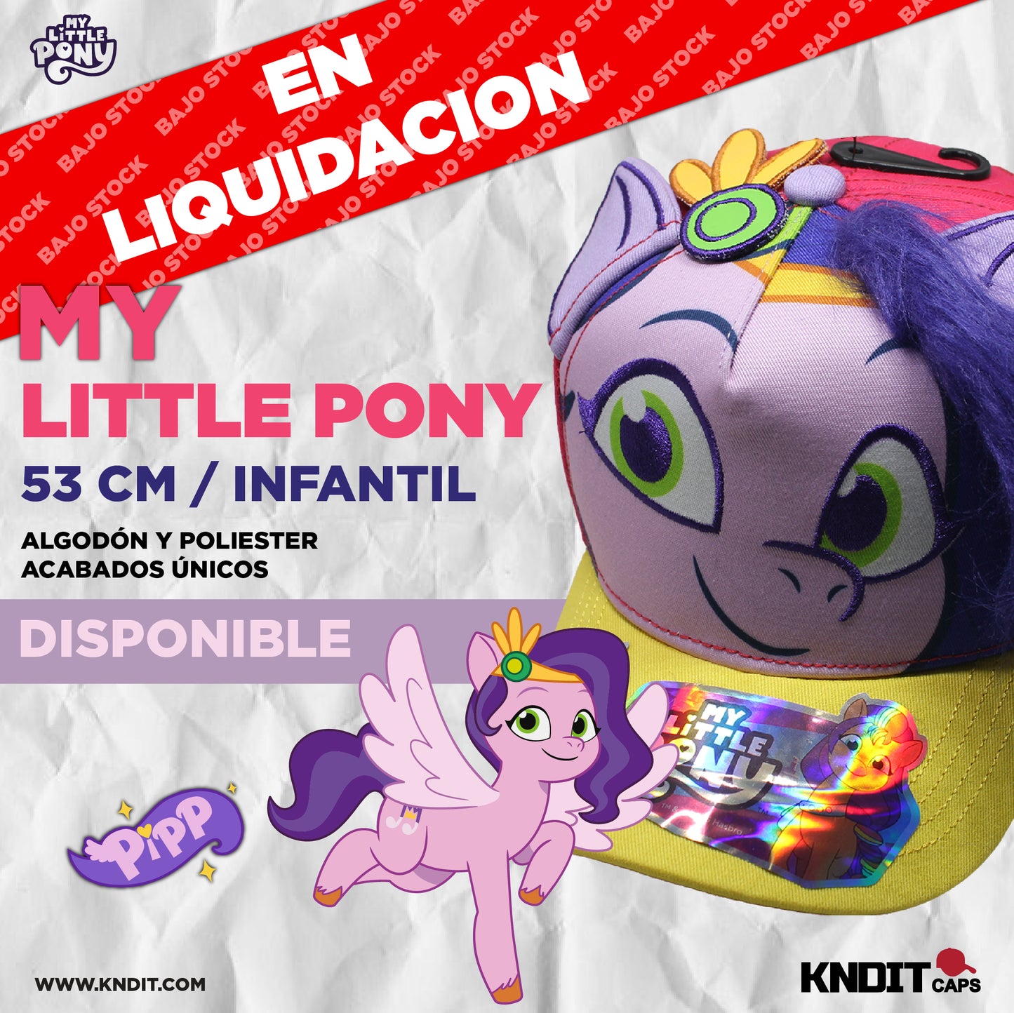 Gorra Infantil "My little Pony " Pipp