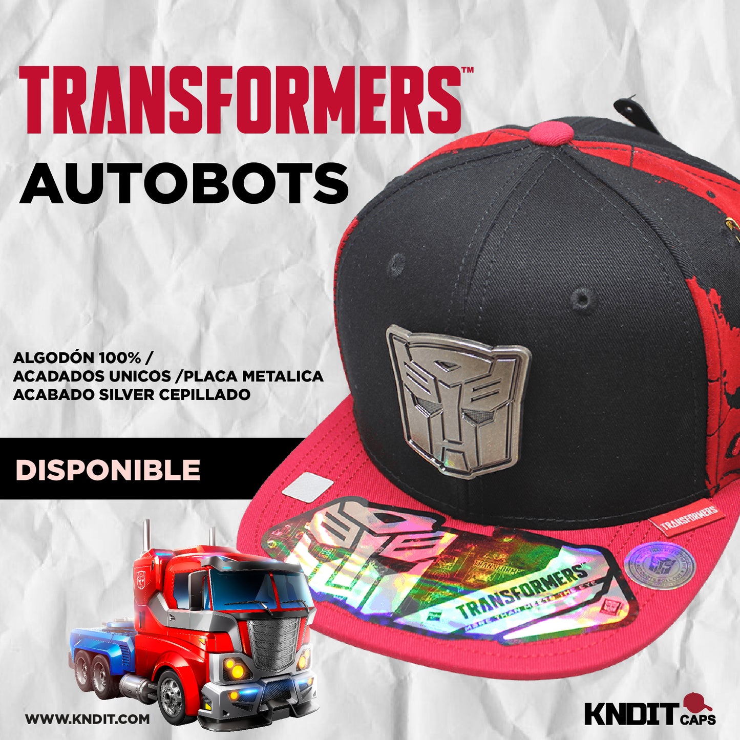 Gorra Transformers Autobots_01