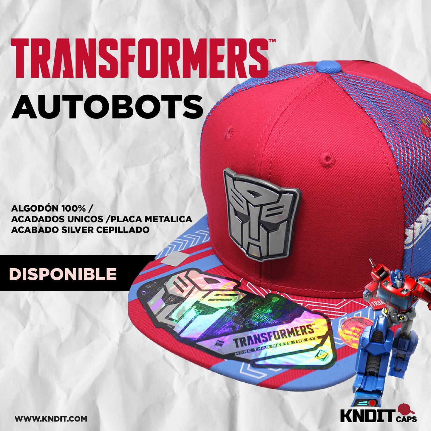 Gorra Transfomers Autobots_02