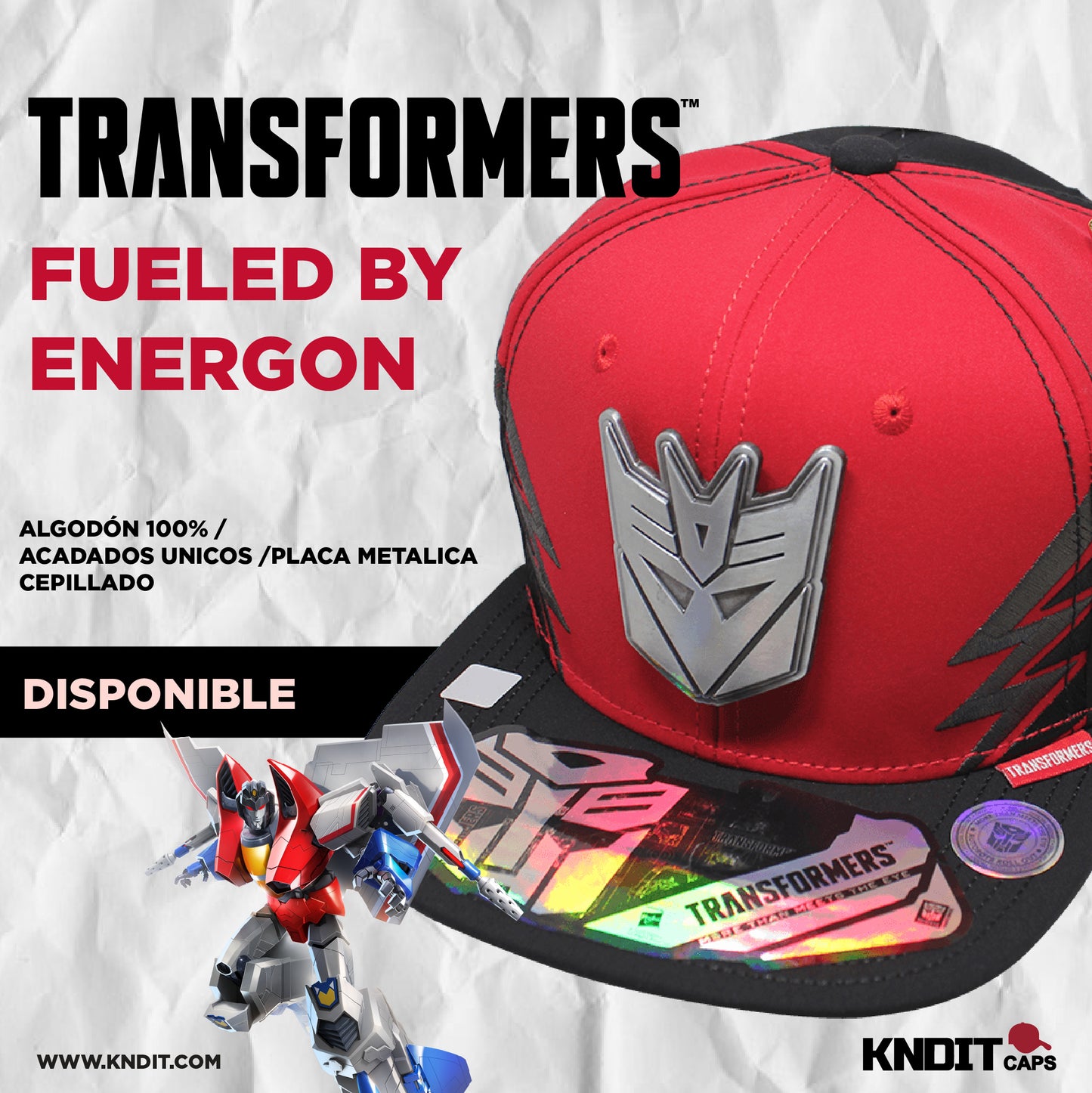 Gorra Transformers Energon_10
