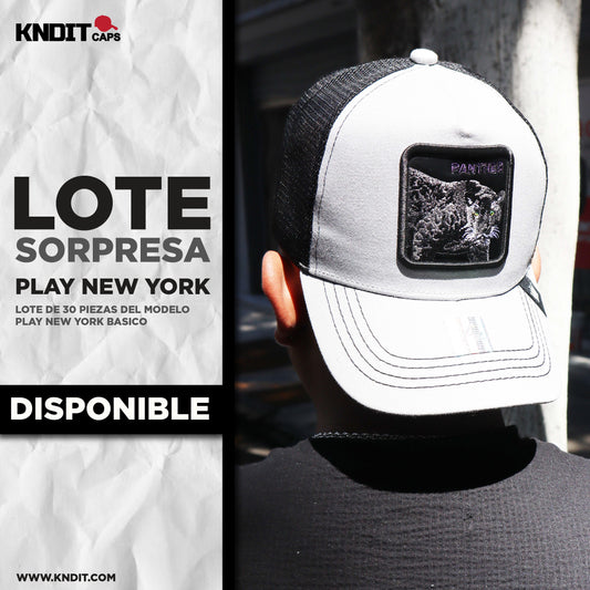 Gorra Animales PLAY NEW YORK ( LOTE SORPRESA 30 PIEZAS )