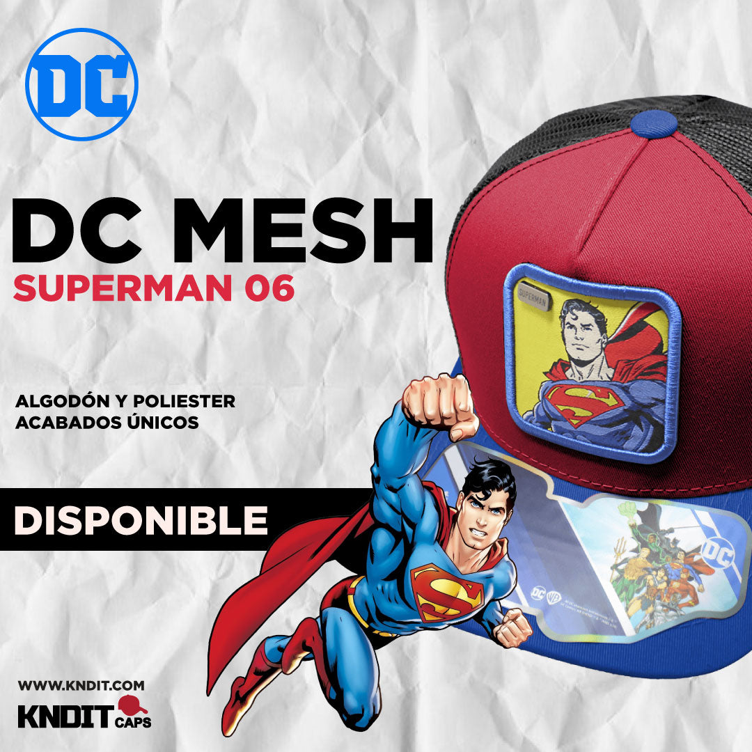 Gorra Trucker Superman by Dc comics Warner Bros 06