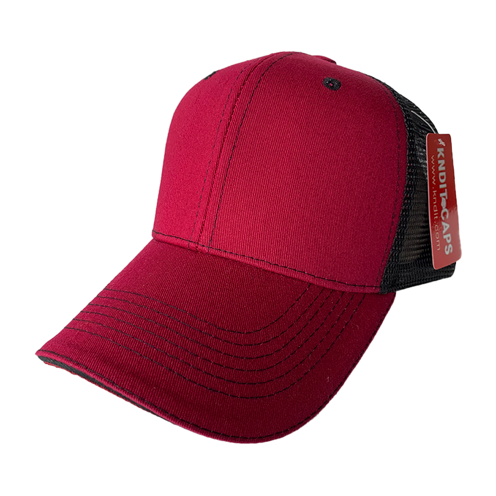 Gorra "GLH MESH" Gabardina Lisa con Malla