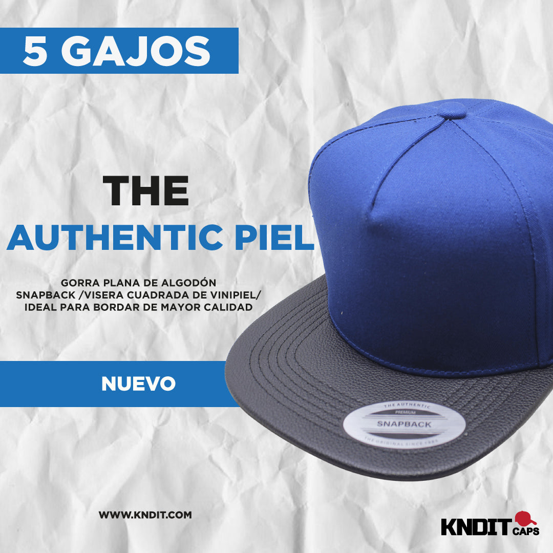 Gorra THE AUTHENTIC PIEL 5G Tela de Mayor Calidad Gama Premium