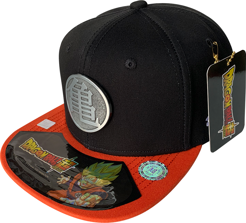 Gorra Dragon Ball Super con placa de metal Kanji Tortuga (DB0001)