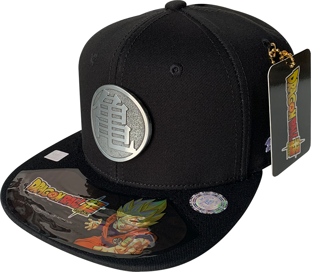 Gorra Dragon Ball Super con placa de metal Kanji Tortuga (DB0001)