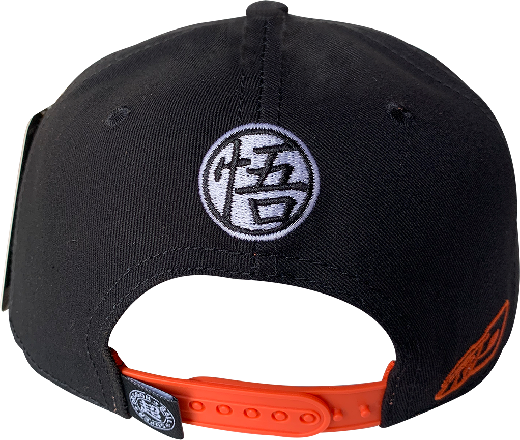 Gorra Dragon Ball Super con Placa Cromada Kanji de Goku (DBS0002)