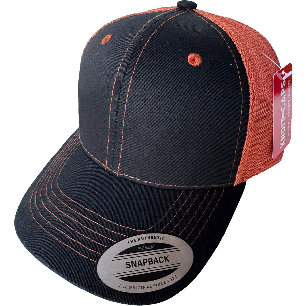 Gorra "GLH MESH" Gabardina Lisa con  Malla