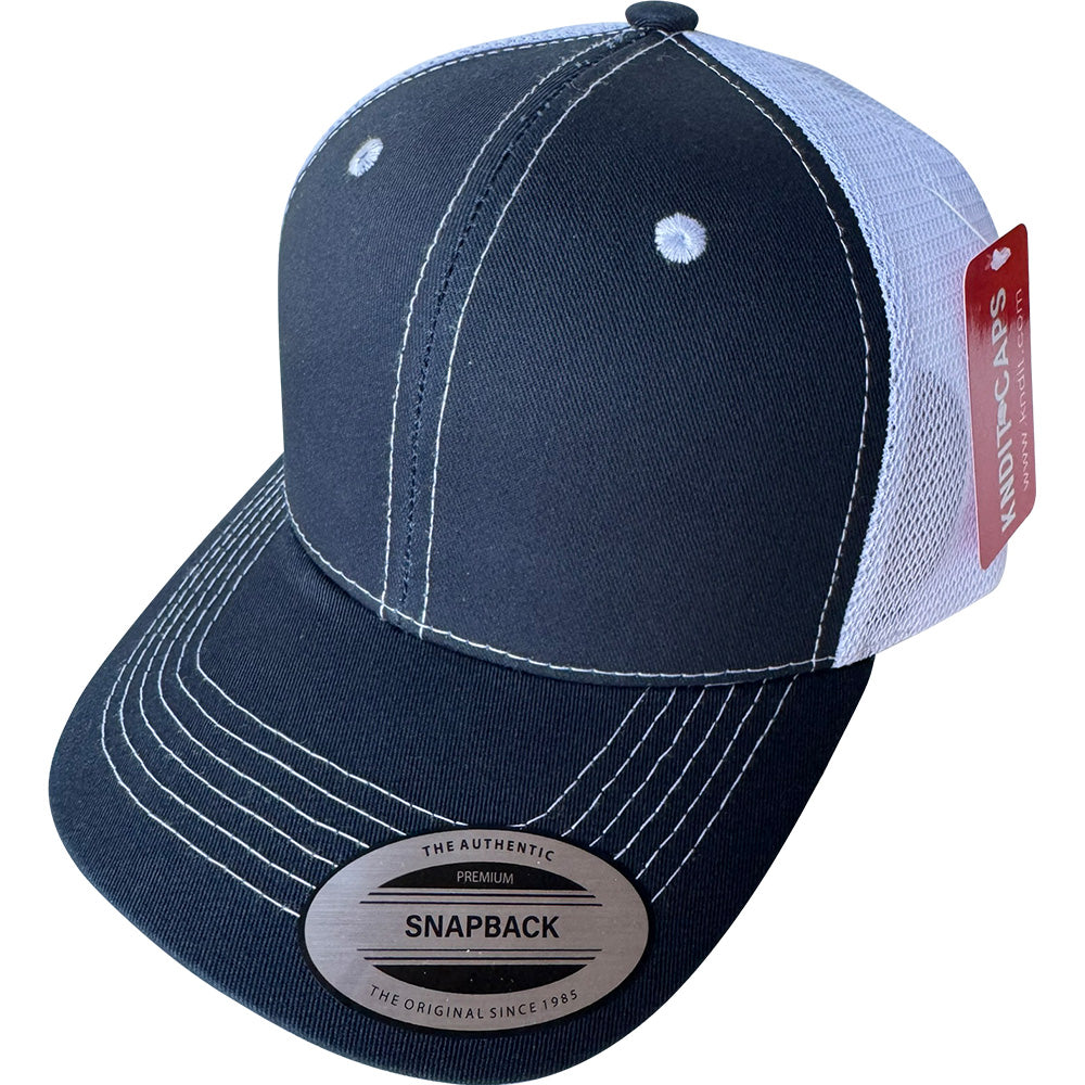 Gorra "GLH MESH" Gabardina Lisa con  Malla
