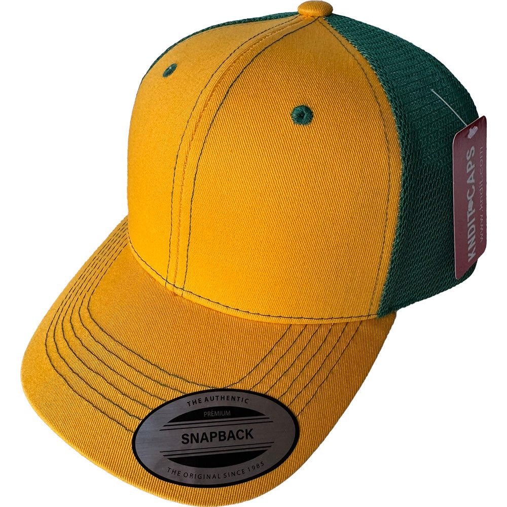 Gorra "GLH MESH" Gabardina Lisa con  Malla