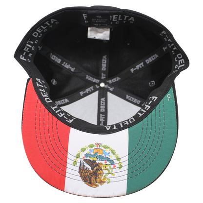 Gorra "F-FITCLMX - 8131" Tela Repelente Gama Premium Visera con BANDERA DE MEXICO