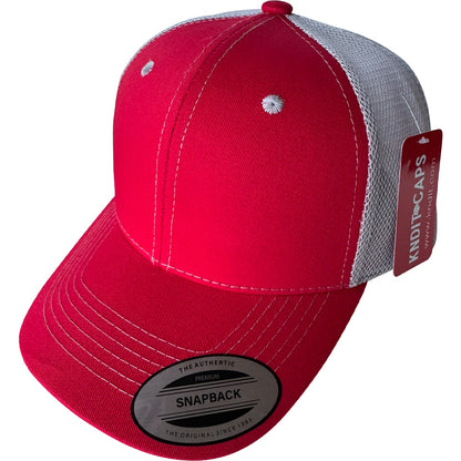 Gorra "GLH MESH" Gabardina Lisa con  Malla