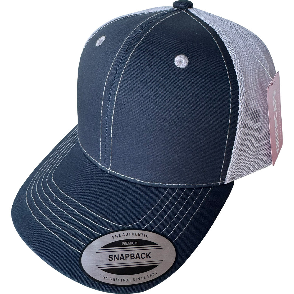 Gorra "GLH MESH" Gabardina Lisa con  Malla