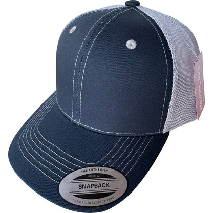 Gorra "GLH MESH" Gabardina Lisa con  Malla