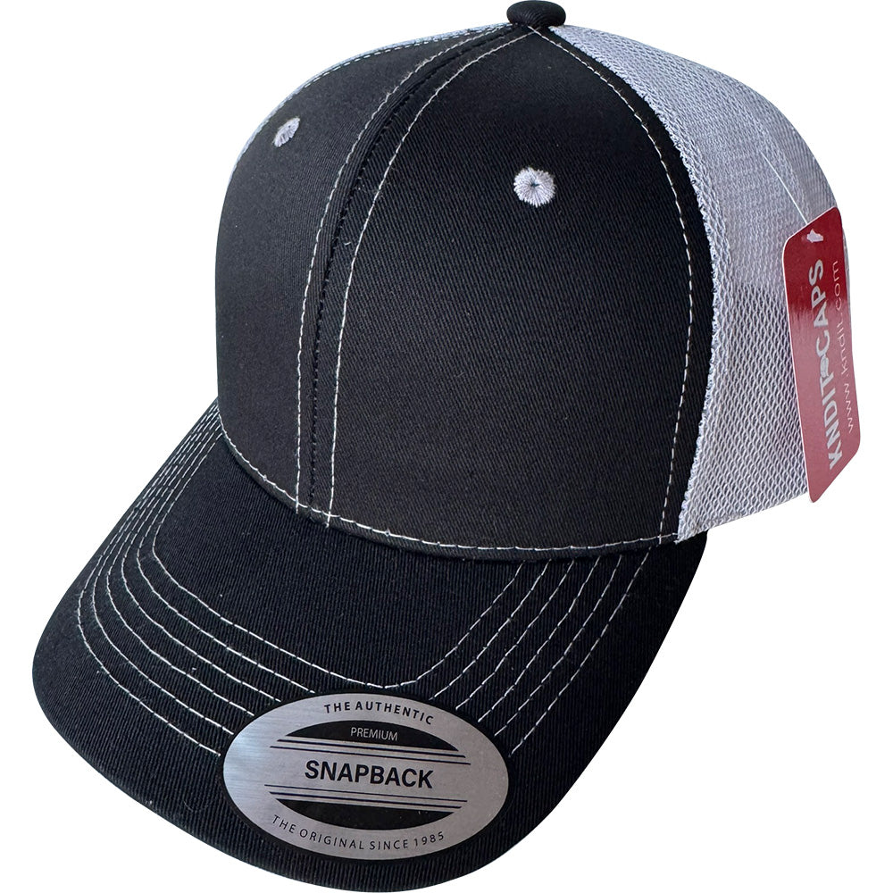 Gorra "GLH MESH" Gabardina Lisa con  Malla