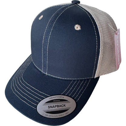 Gorra "GLH MESH" Gabardina Lisa con  Malla