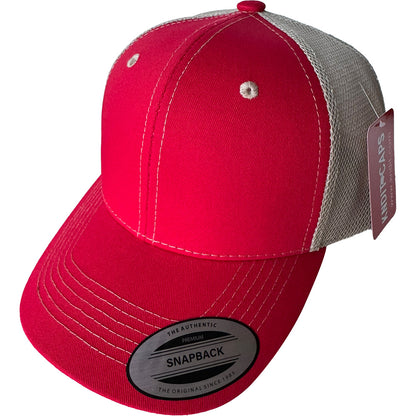 Gorra "GLH MESH" Gabardina Lisa con  Malla