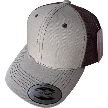 Gorra "GLH MESH" Gabardina Lisa con  Malla