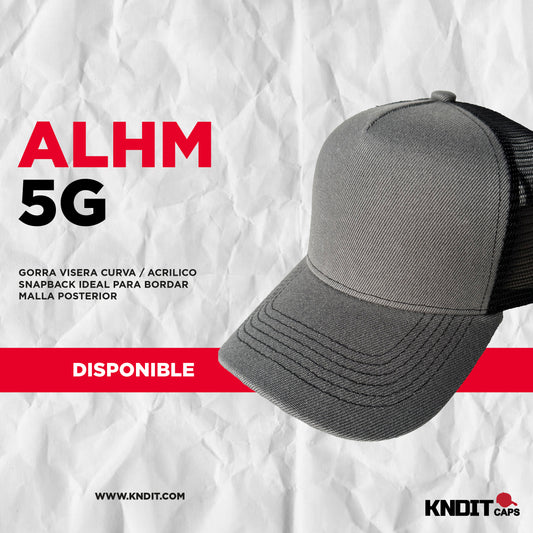 Gorra "ALHM5G"  Acrílico Lisa con Malla