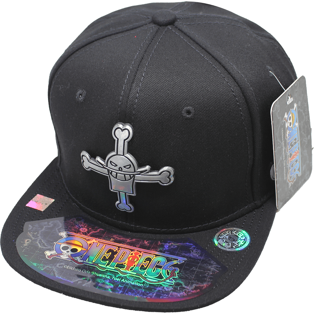 Gorra "ONE PIECE" Ace Placa Metálica de Estilo Latón Viejo 09