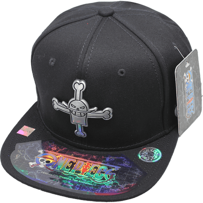 Gorra "ONE PIECE" Ace Placa Metálica de Estilo Latón Viejo 09