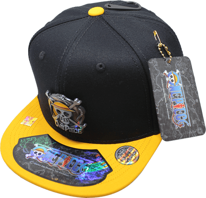 Gorra niño "ONE PIECE" Calavera Luffy Placa Metalica 01