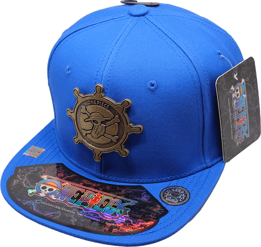 Gorra niño "ONE PIECE" Luffy Placa Metalica estilo Latón Viejo 02
