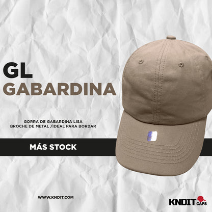 Gorra "GL" Algodón con Broche Metálico Posterior
