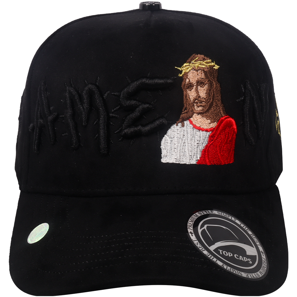 Gorra Top Caps de Gamuza Premium "AMEN" Bordado Religiosa y Estilo Snapback-027
