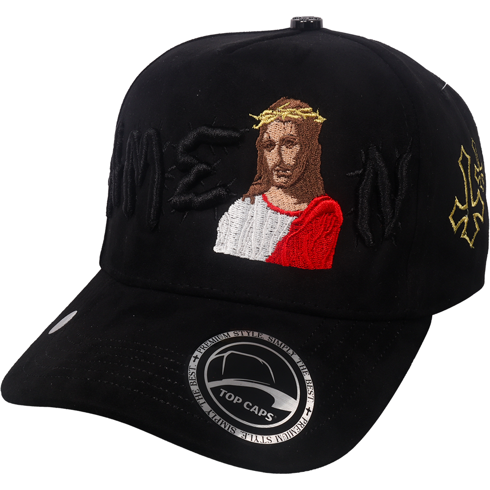 Gorra Top Caps de Gamuza Premium "AMEN" Bordado Religiosa y Estilo Snapback-027