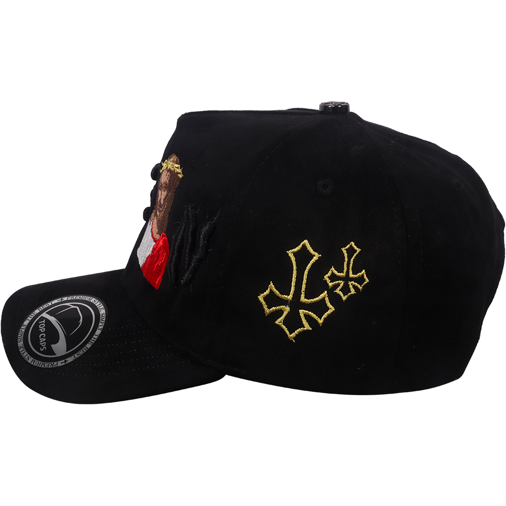 Gorra Top Caps de Gamuza Premium "AMEN" Bordado Religiosa y Estilo Snapback-027