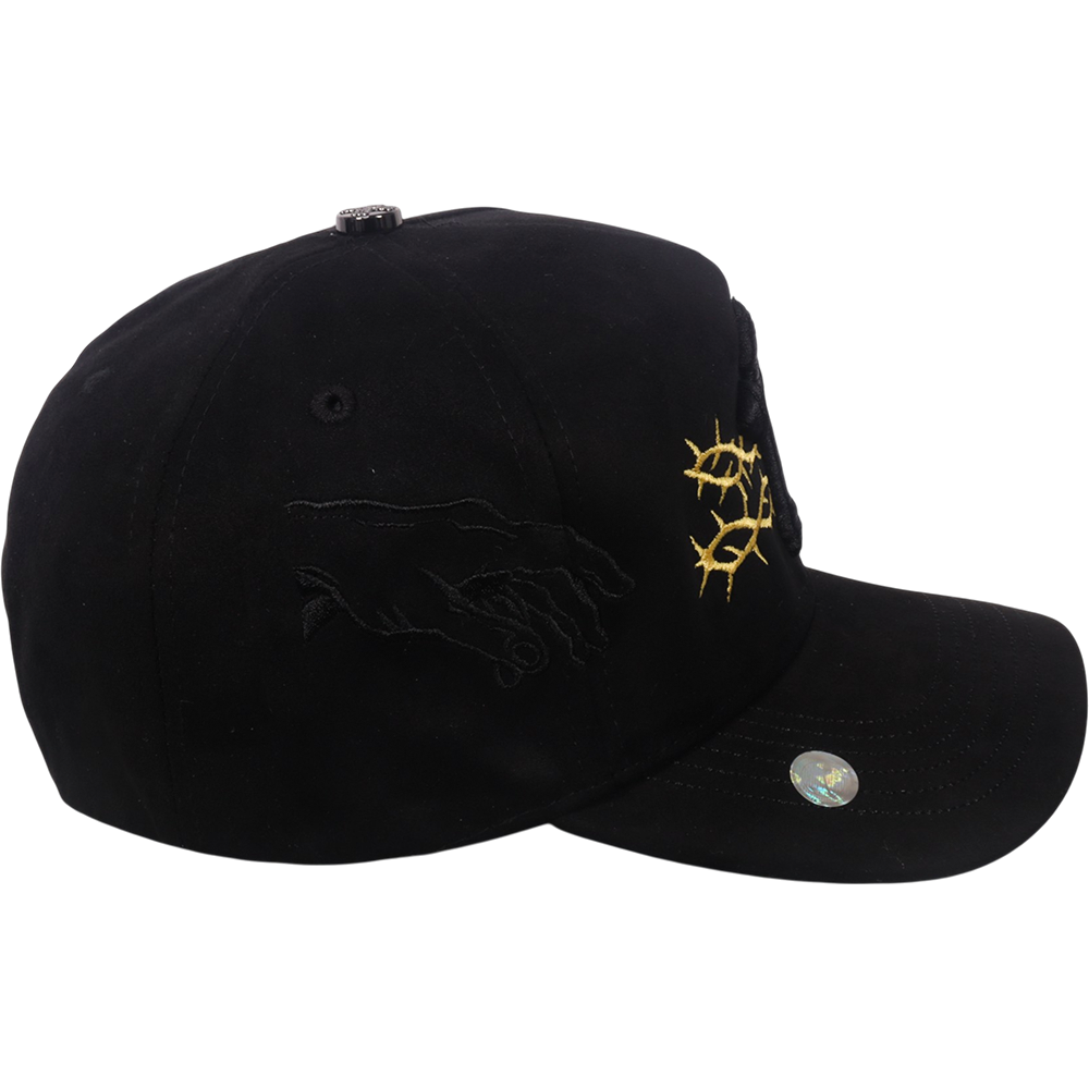 Gorra Top Caps de Gamuza Premium "Crown & Cross"  y Edición Urbana Exclusiva-011