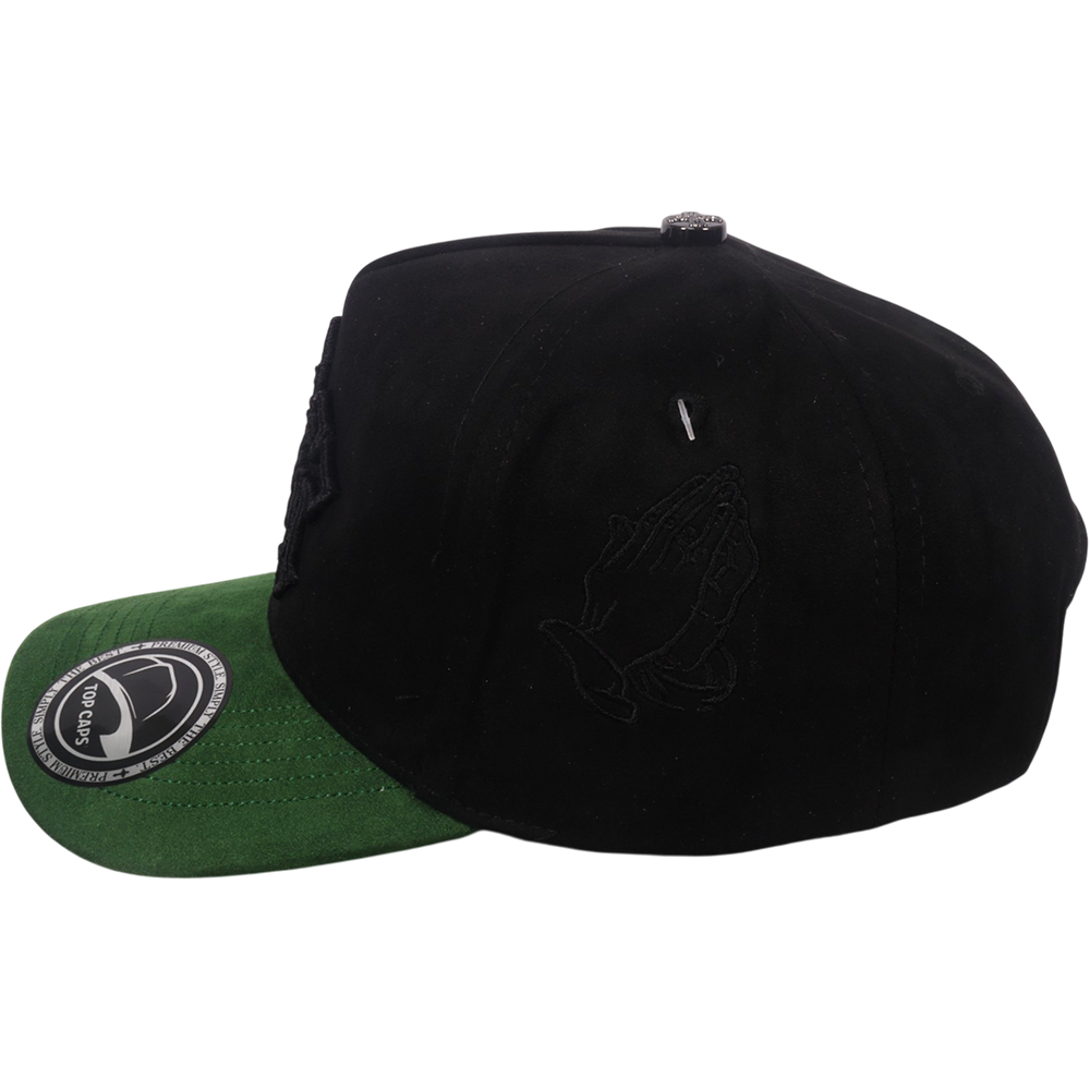 Gorra Top Caps de Gamuza Premium "3 CRUCES"  y Estilo Snapback-008