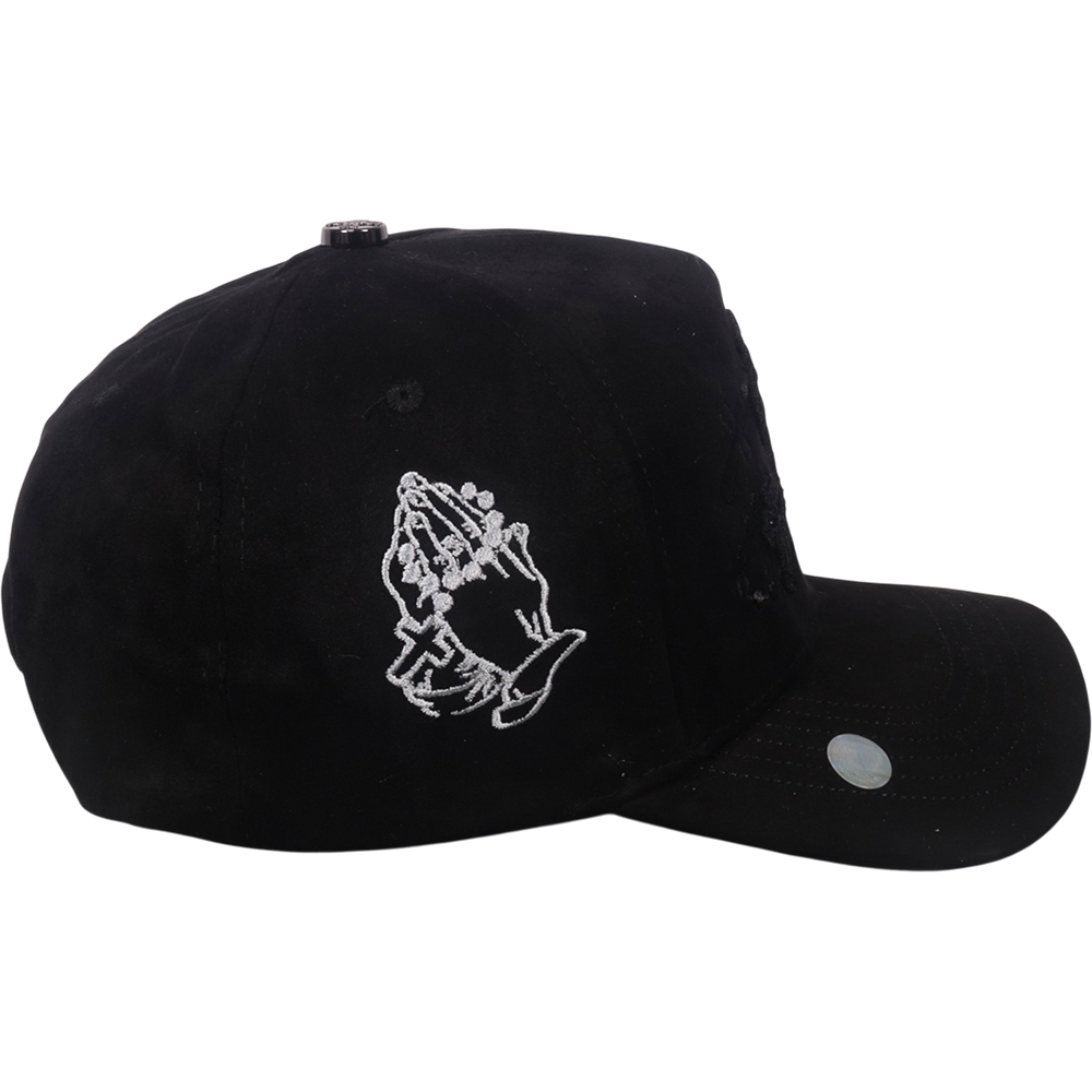 Gorra Top Caps de Gamuza Premium "White Cross" Streetwear con Actitud-004