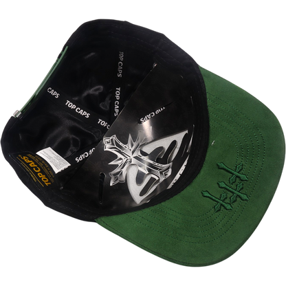Gorra Top Caps de Gamuza Premium "Tres cruces de diseño espinado"-003