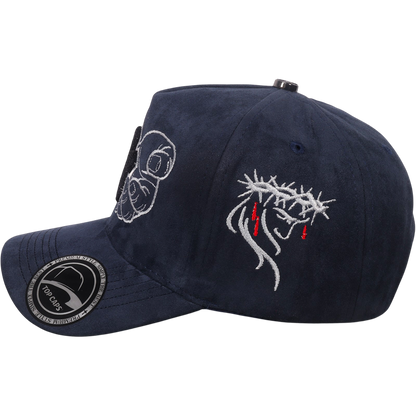 Gorra Top Caps de Gamuza Premium "Holy Hands"  Exclusividad y Estilo Urbano-002